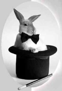 A rabbit in a top hat with his bow tie and magic wand is as good as all things health and fitness